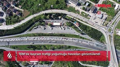 Temde Bayram Trafi I Yo Unlu U Havadan G R Nt Lendi Dailymotion Video