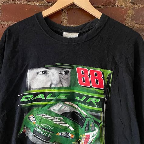 vintage 90s nascar racing vibrant dale jr... - Depop