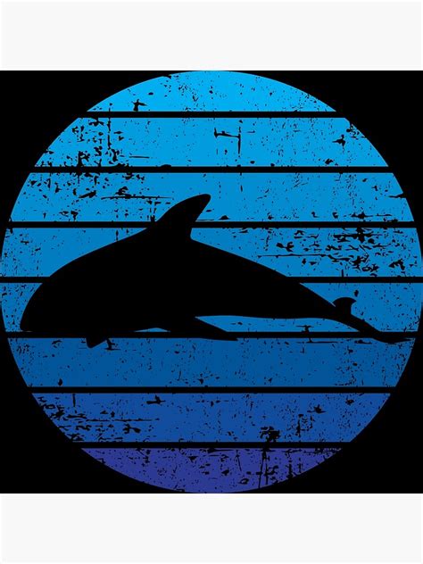 "Retro Orca" Poster for Sale by Flonroll | Redbubble