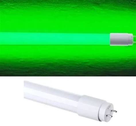 Lâmpada Tubular 18W 120cm LED Ho T8 Bivolt Verde Sustenta Led A