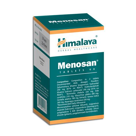 Himalaya Menosan - 60 Tablets – Himalaya Wellness (Europe)