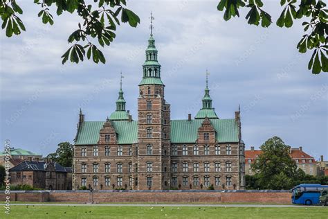 External view of medieval Rosenborg Castle. Rosenborg Castle built by ...