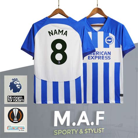 Jual Jersey Kaos Baju Bola Brighton Home 2023 2024 Nama Nomor Punggung