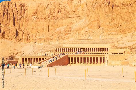 The famous Temple of Queen Hatshepsut. Stock Photo | Adobe Stock