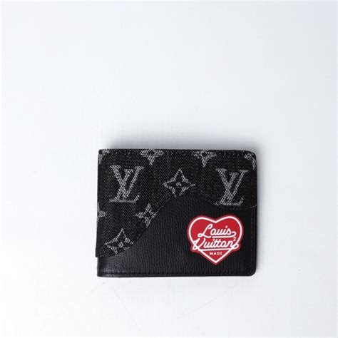 Louis Vuitton X Nigo Slender Wallet Monogram Black Dot Perfect