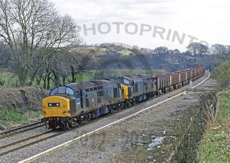 Rail Photoprints Class 37 0 37300 37177 Y Pontyclun 220382 Jc754