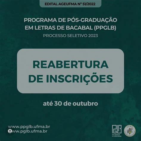 Reabertas as inscrições para o Mestrado Acadêmico em Letras do Câmpus