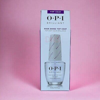 OPI Brilliant High Shine Top Coat 0 5 Oz EBay