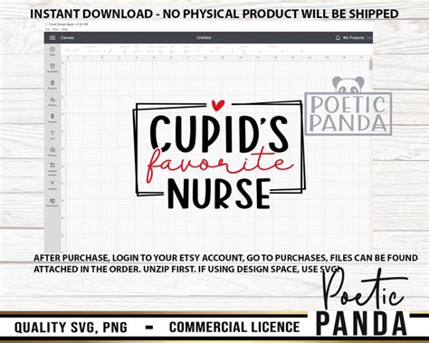 Cupid S Favorite Nurse Svg Png Funny Valentines Svg Valentine S Day