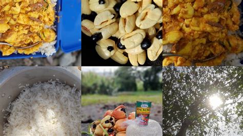 Cooking Some Delicious 😋 Ackee Mix With Tin Mackerel And White Rice On