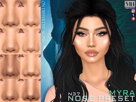 The Sims Resource Myra Nose Preset N37