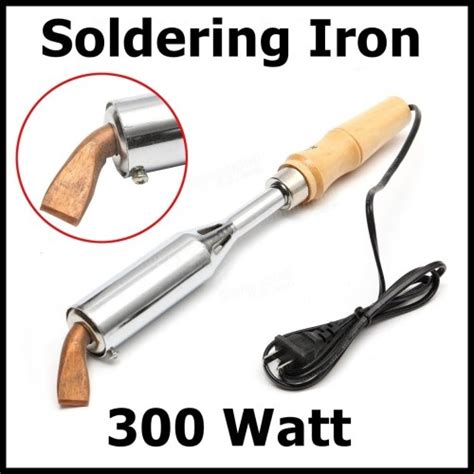 Jual Solder Listrik W Gagang Kayu Watt Soldering Iron Alat Patri