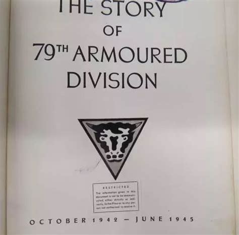 The Story Of The 79th Armoured Division In Books