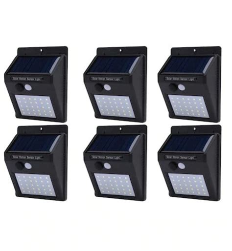 Set Lampi Solare De Perete Senzor De Miscare Si Lumina Cu Led