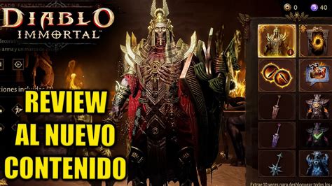 Diablo Immortal Reacción en Directo al Nuevo Contenido YouTube