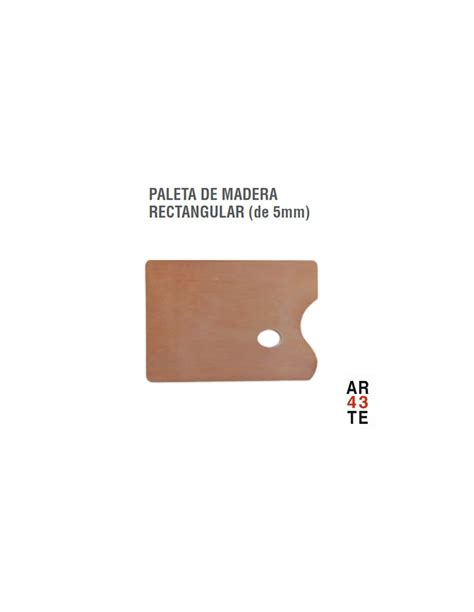 Paleta Madera Rectangular