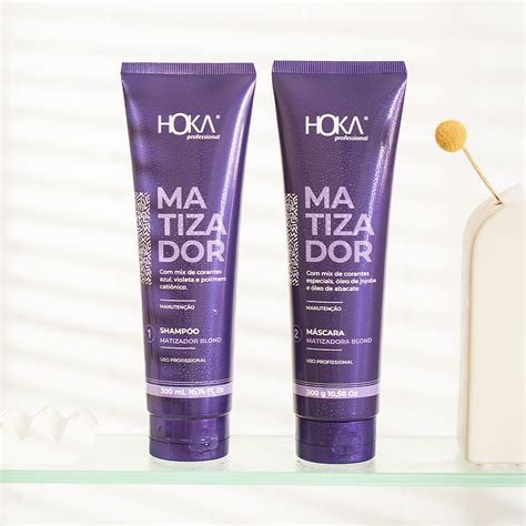 Shampoo E M Scara Matizador Blond Home Hoka Professional