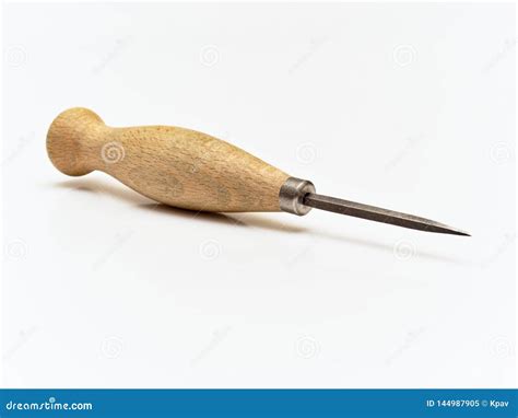 Stitching Awl tool. stock image. Image of sharp, pricker - 144987905