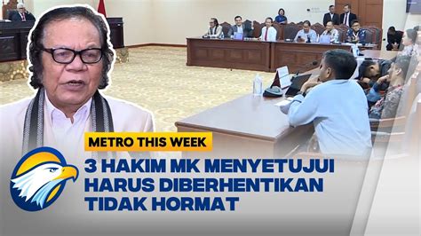 Mkmk Diminta Beri Saksi Berat Ke Ketua Mk Youtube