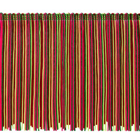 6 Multicolor Chainette Fringe Trim Fuchsia Multi Michaels