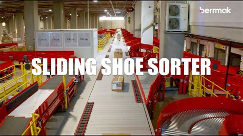 High Capacity Sortation Systems Sliding Shoe Sorter Youtube