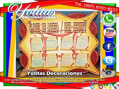 Yolitas Decoraciones Mural De Inform Tica Provincia De Col N