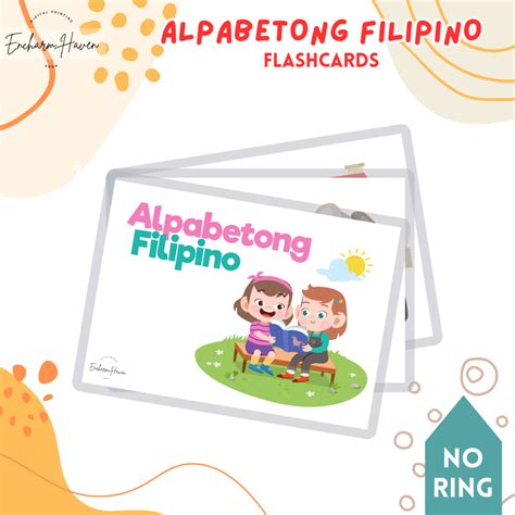 Alpabetong Filipino Fully Laminated Educational Flashcards Pcs