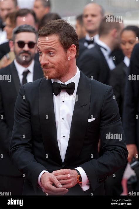 Cannes France 23rd May 2015 Actor Michael Fassbender At The Gala Screening For The Film