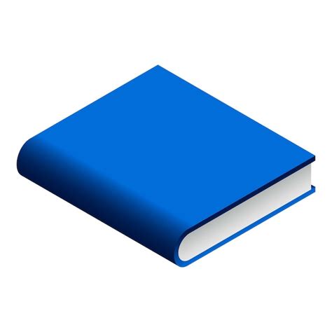 Premium Vector Blue Book Icon Isometric Of Blue Book Vector Icon For