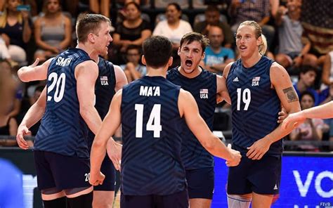 U S Men Beat Germany For Record At Vnl Usa Volleyball