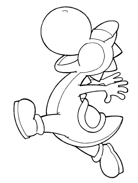 Dessins De Coloriage Yoshi Imprimer Sur Laguerche Page