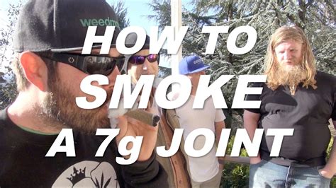 How To Smoke A 7g Joint By Cannabis Frontier Youtube