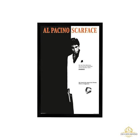 Scarface Poster Framed Exclusivesignings