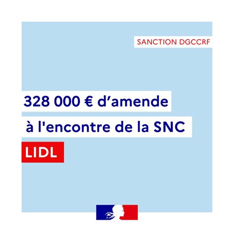 LIDL sanctionné pour défaut dinformation du consommateur sur la