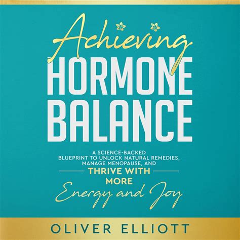 Amazon.com: Achieving Hormone Balance: A Science-Backed Blueprint to