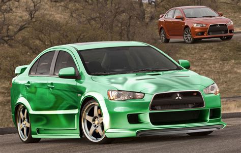 Free Cars HD Wallpapers: Mitsubishi Lancer EvoX Tuning HD Wall