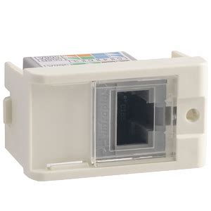 Módulo Tomada Rj45 8 Fios Utp Cat6 1m Branco Schneider Leroy Merlin