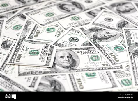 One Hundred Dollar Bills Money Paper Texture Stock Photo Alamy