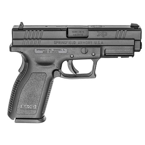 Springfield Armory Xd Full Size 9mm Luger 4in Black Pistol 101 Rounds Black Sportsmans