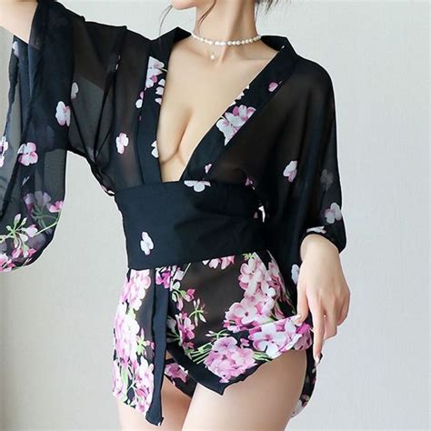 LONGNIGHT Kimono Lingerie Costume Set YesStyle