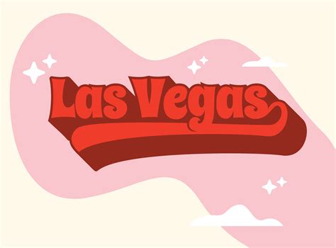 Las Vegas Typography 252638 Vector Art at Vecteezy