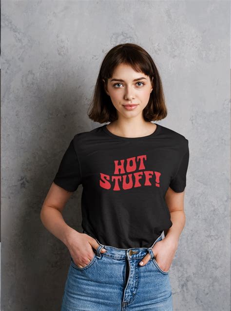 Hot Stuff Black T Shirt