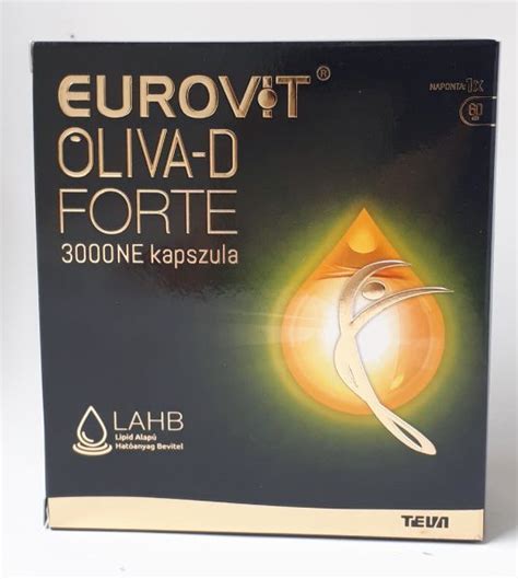 EUROVIT OLIVA D 3000NE FORTE KAPSZUL 60X