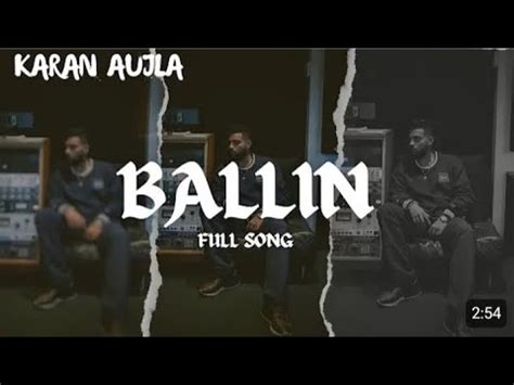 Ballin Karan Aujla X Ar Paisley New Song Official Audio