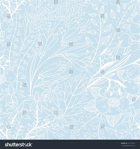 Vector Floral Seamless Pattern Stock Vector (Royalty Free) 181759373 ...