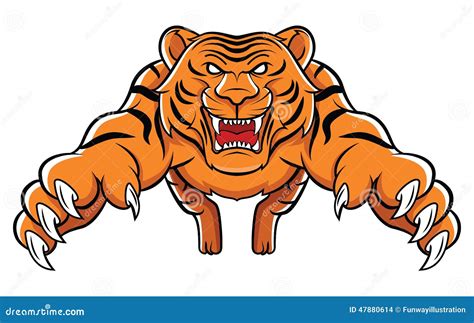 Tiger Attack Stock Photography | CartoonDealer.com #10762226