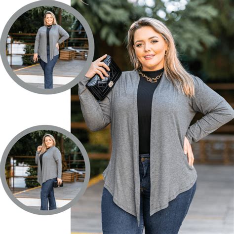 Cardigan Feminino Blusa Casaco Casaquinho Plus Size