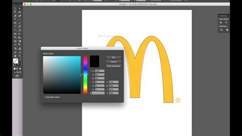 Mcdonalds Logo Using Pen Tool In Illustrator Youtube