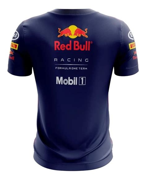 Camiseta Formula 1 F1 Camisa Escudria Red Bull Parcelamento Sem Juros