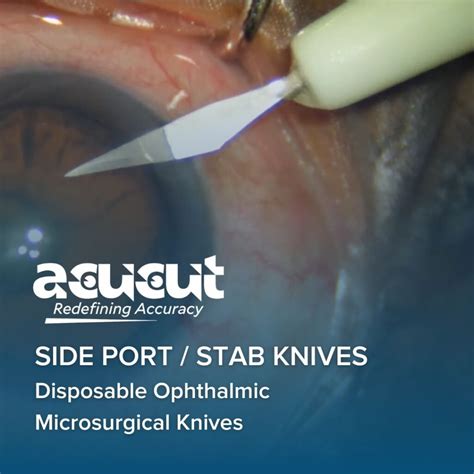 Side Port Ophthalmic Knives